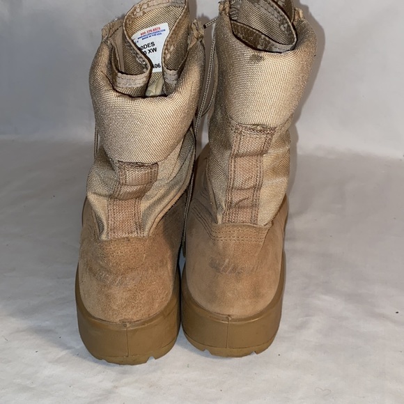 Belleville 390 DES mens hot weather dessert tan combat boots size 7 XW - Picture 5 of 7